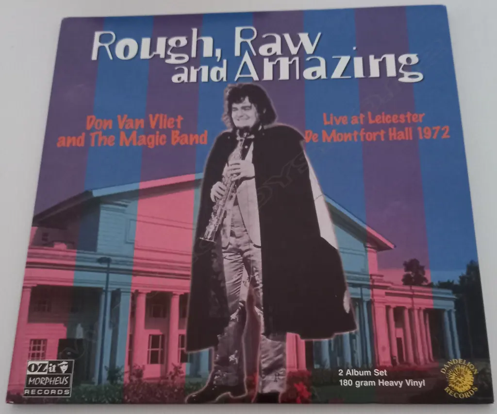 Captain Beefheart - Don Van Vliet And The Magic Band, Rough, Raw And Amazing (Live At Leicester De Montfort Hall 1972) (Double album, yellow vinyl) Image 1++